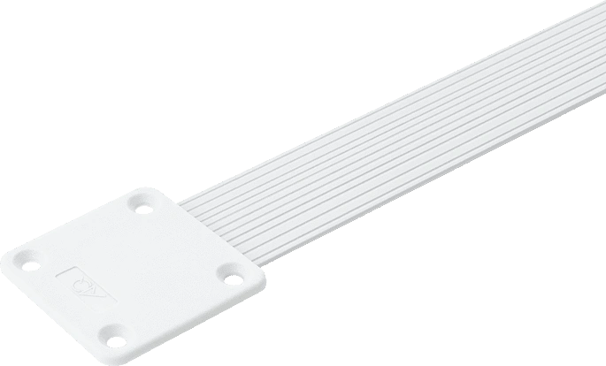 Комплект стяжек-выпрямителей для дверей купэ 1000-2700 мм, белый