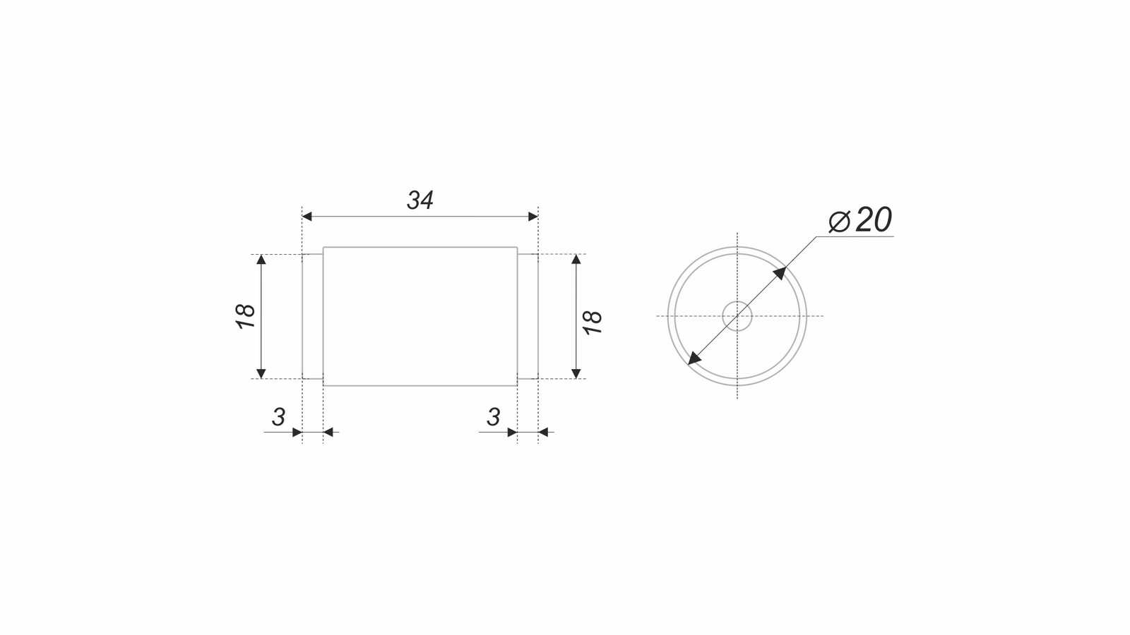 Ручка-кнопка POP NUDE