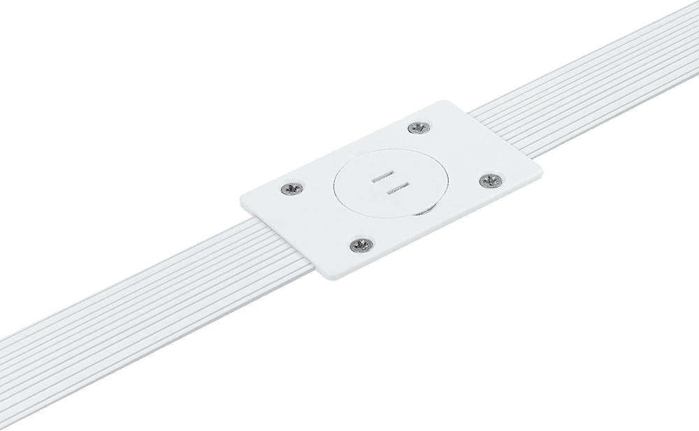 Комплект стяжек-выпрямителей для дверей купэ 1000-2700 мм, белый