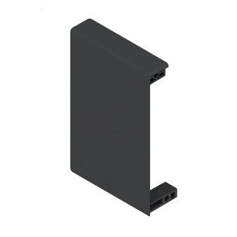 Держатель фасада внутреннего ящика ANTARO,высота M, левый, Серый орион