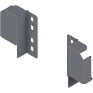 Держатель дополнительного релинга лев+прав, Серый орион