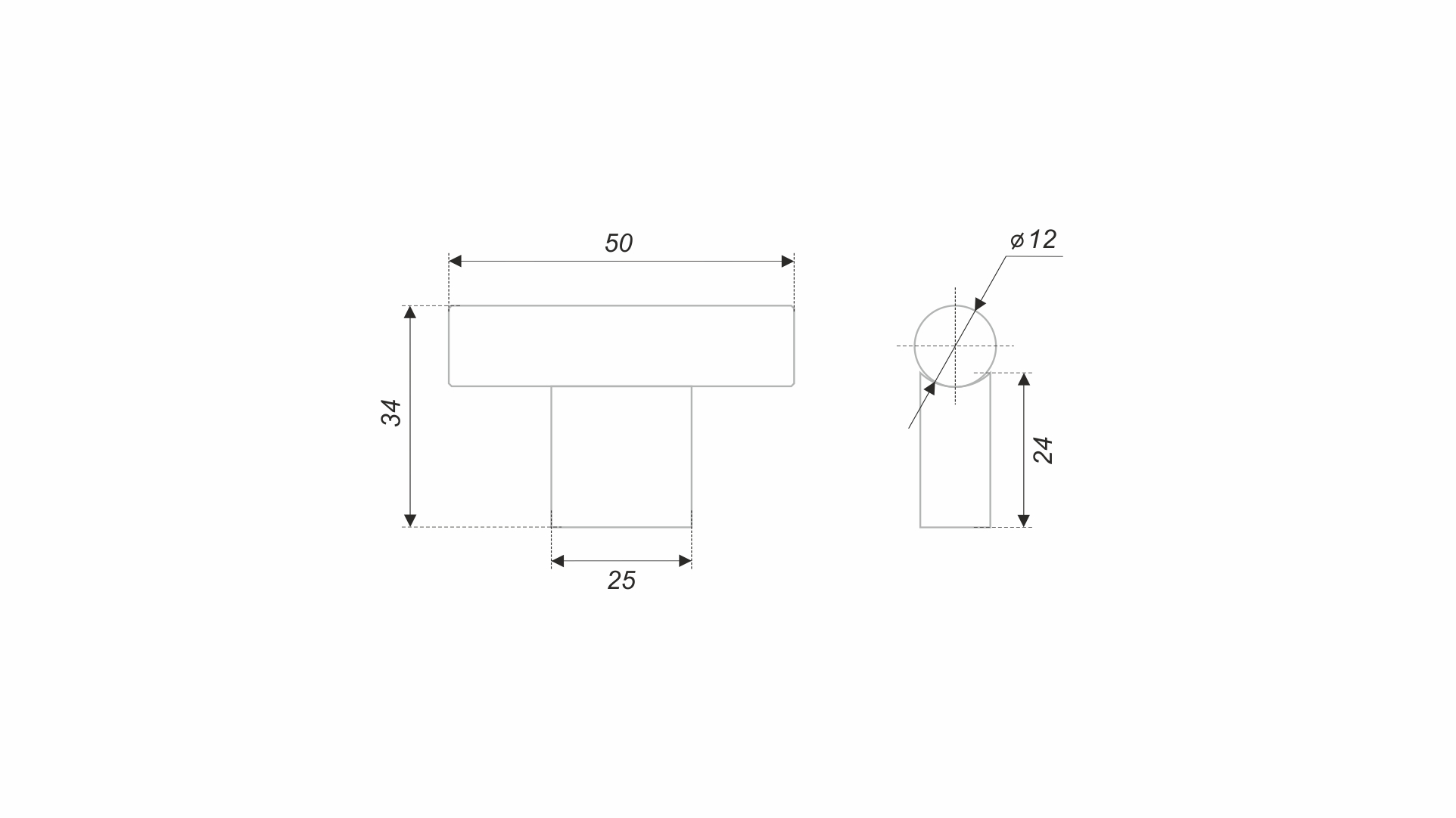 Ручка-кнопка GARAGE