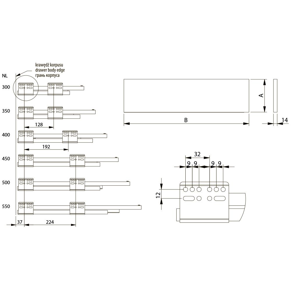 AxisPro, средний (H-116мм), антрацит