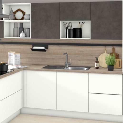 FS1150 W1 Дуб Аутентик серый