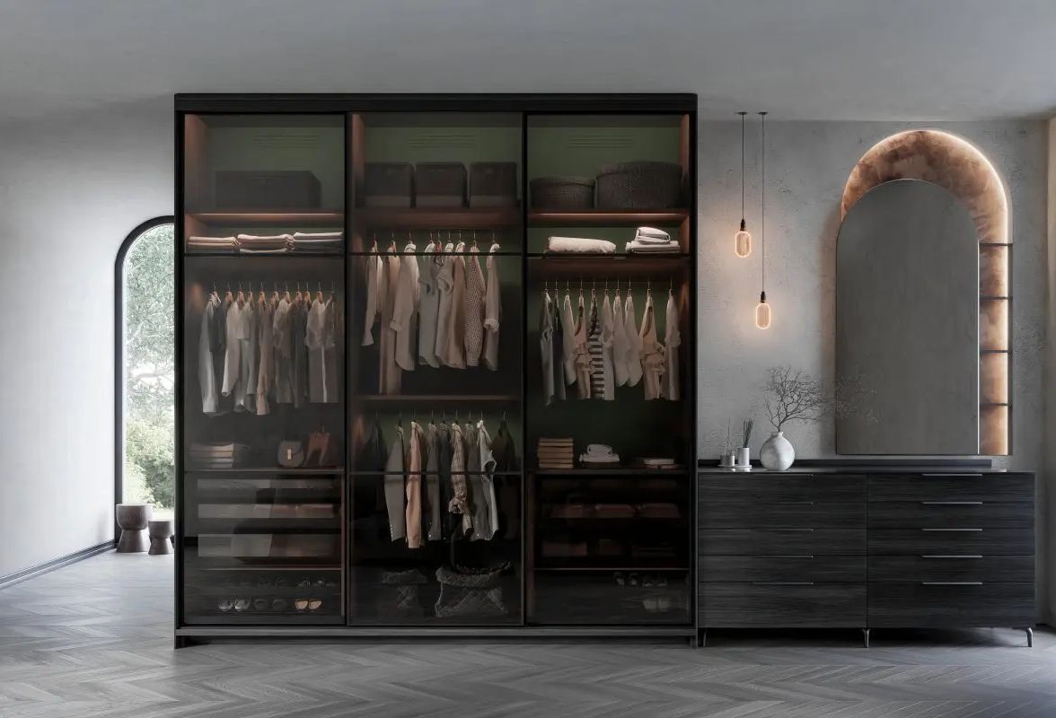 Опора мебельная STABILIS, Н-120мм, черная