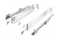 AxisPro со стеклянными боковинами, низкий (Н-84мм), белый