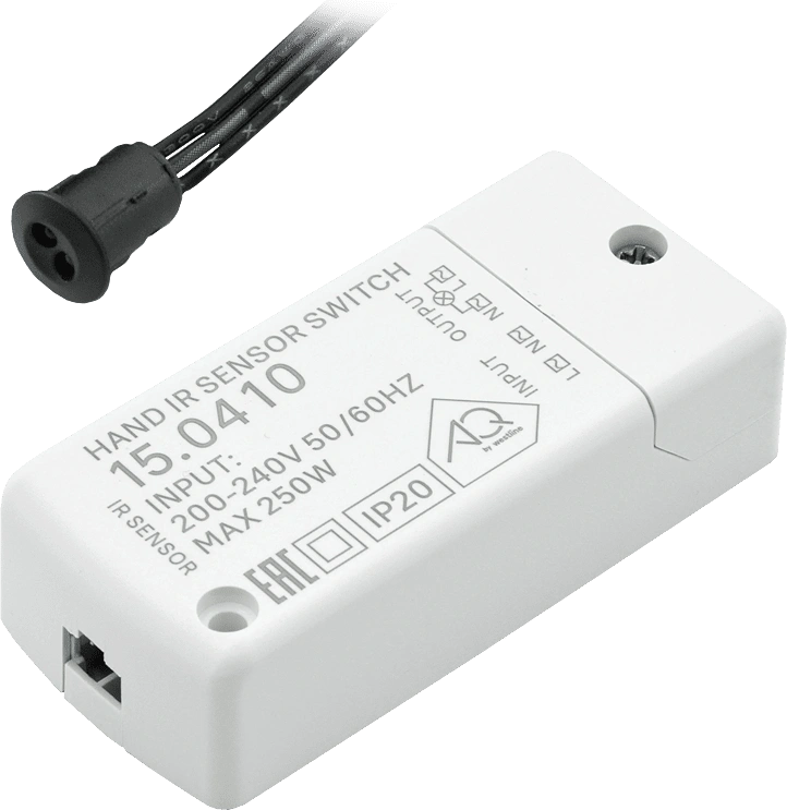 Выключатель мебельный безконтактный, 220V, до 60W, для освещения (двойного действия)