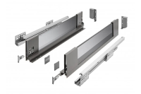 AxisPro со стеклянными боковинами, средний (H-116мм), антрацит