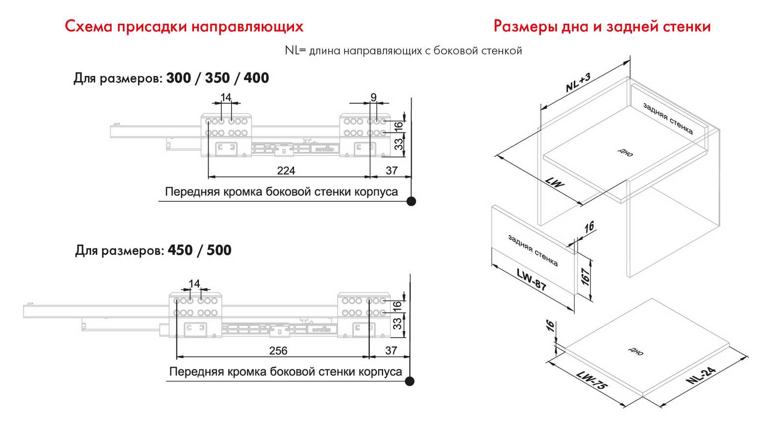 Ящик СТАРТ, высокий (H-167мм), белый