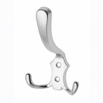 Крючок-вешалка  WP-5908 большой простой, (К24А), хром мат.