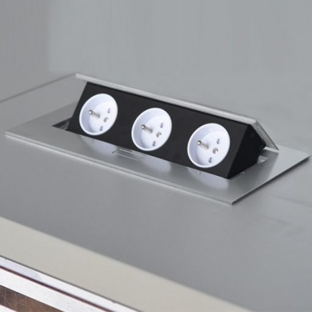 Блок розеток встраеваемый для офиса