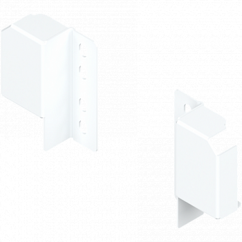 Держатель дополнительного релинга лев+прав, Белый шелк