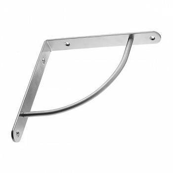 Полкодержатель дуга, хром матовый