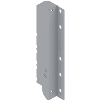 Держатель задней стенки ANTARO, высота D (224 мм), левый, Серый металлик
