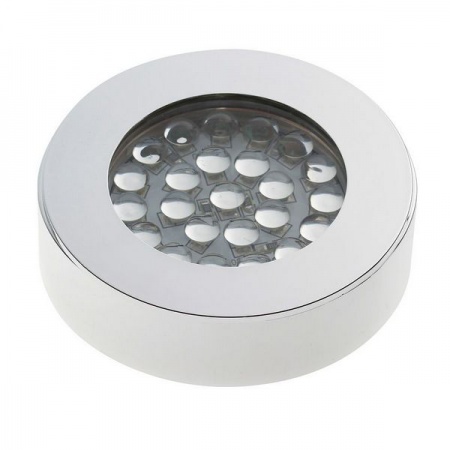 Светильник светодиодный PALLEDA 12V/1.5W, белый теплый, хром