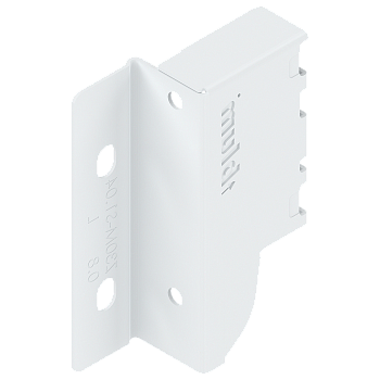 Держатель задней стенки ANTARO, высота M (96.5 мм), правый, Белый шелк 