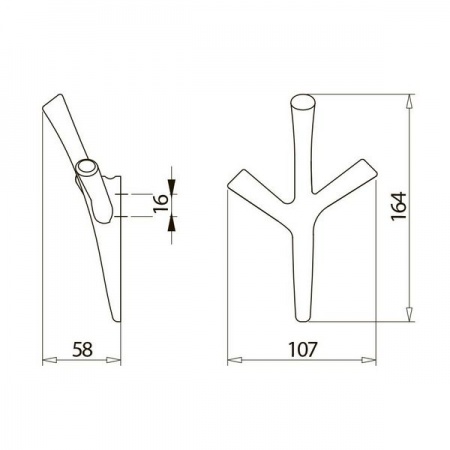 Крючок-вешалка WALENCIA