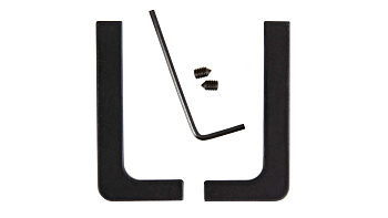 RZ051.01BL    Заглушки открытые GOLA BALANCE, матовый черный