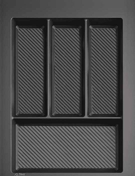 Вкладыш для столовых приборов TRAY 400, графит 350x490мм