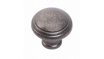 RC400BAZ.4    Ручка-кнопка UNICA, чернёный старинный цинк