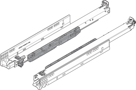 Направляющие MOVENTO с BLUMOTION S