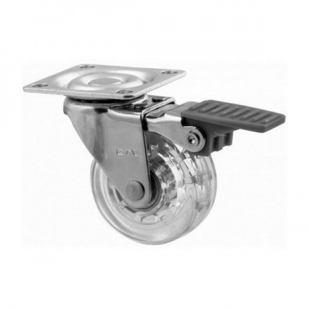 Опора колесная, Ф50мм силиконовая 