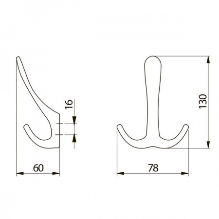Крючок-вешалка CORDOBA