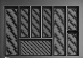Вкладыш для столовых приборов TRAY 700, графит 650x490мм
