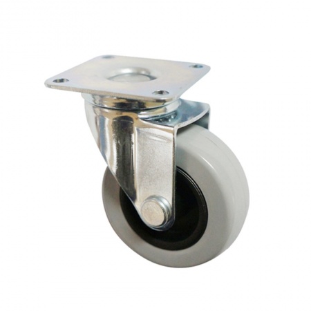 Опора колесная, резиновая с площадкой