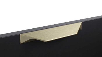 RS157BSG.3/96    Ручка RICK, 96/147мм, брашированное cатиновое золото