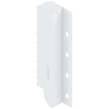 Держатель задней стенки ANTARO, высота C (192 мм), левый, Белый шелк 