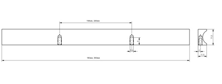 Ручка мебельная GROOV