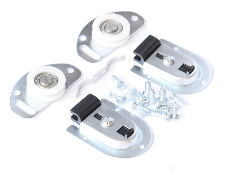 Комплект роликов на одну дверь FAST50, нагрузка до 50 кг 