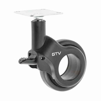 Опора колесная, STRADA, d-60мм, H-92мм, с тормозом