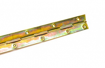 Петля рояльная, желтый цинк L-545мм