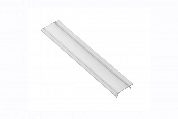 Крышка (рассеиватель) для алюминиевого профиля GLAX MINI, прозрачная L-2м