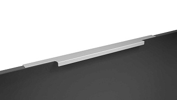 RT809SC.1/320/400    Ручка торцевая RAY 2.0, 320/400мм,  сатиновый хром