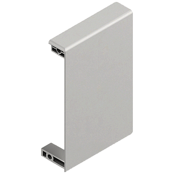 Держатель фасада внутреннего ящика ANTARO,высота M, правый, Серый металлик