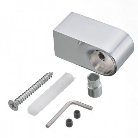 Держатель рейлинга "модерн", хром