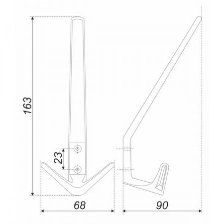 Крючок-вешалка HORNY K305.05