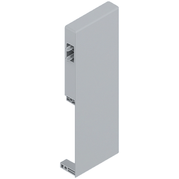 Держатель фасада внутреннего ящика ANTARO,высота С, правый, Серый металлик