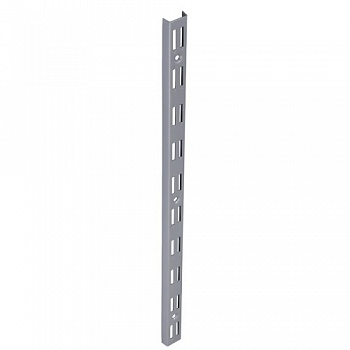 Кронштейн (шина) настенный сборный двойной, L-2000, серый