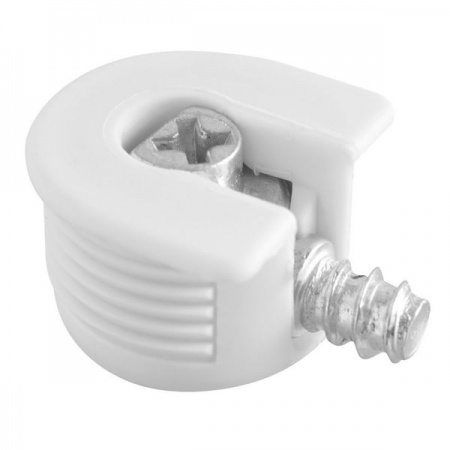 Эксцентриковая стяжка Ф20мм + дюбель 6х7мм