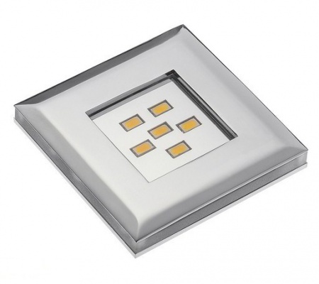 Светильник светодиодный PALERMO KP, 12V/1,8W, теплый белый,  хром