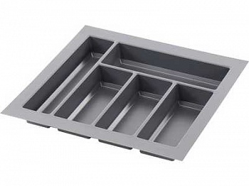 Вкладыш для столовых приборов Classico 45 (365х474мм), базальт серый