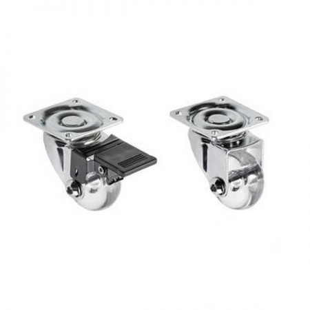 Опора колесная Ф35мм BRAZYLIA, силиконовая