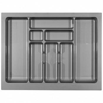 Вкладыш для столовых приборов Comfort 70 (630х490мм), серый металлик