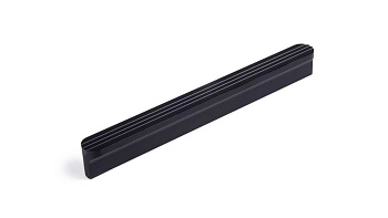 RS064BL.4/128    Ручка VERTICAL, 128/148мм, черный мат