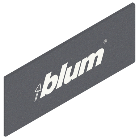 Заглушка  ANTARO, прямоугольная, симметричная, с надписью (blum)