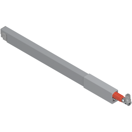 Продольный релинг ANTARO, Серый металлик